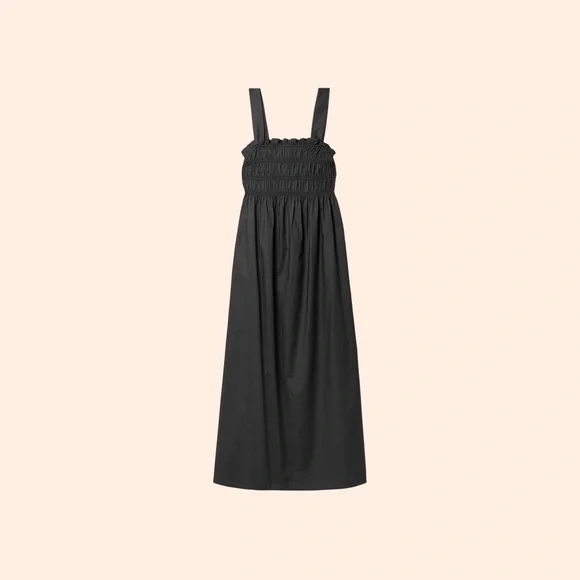 black business dresses for women Reformation Poppies Silk Midi Dress